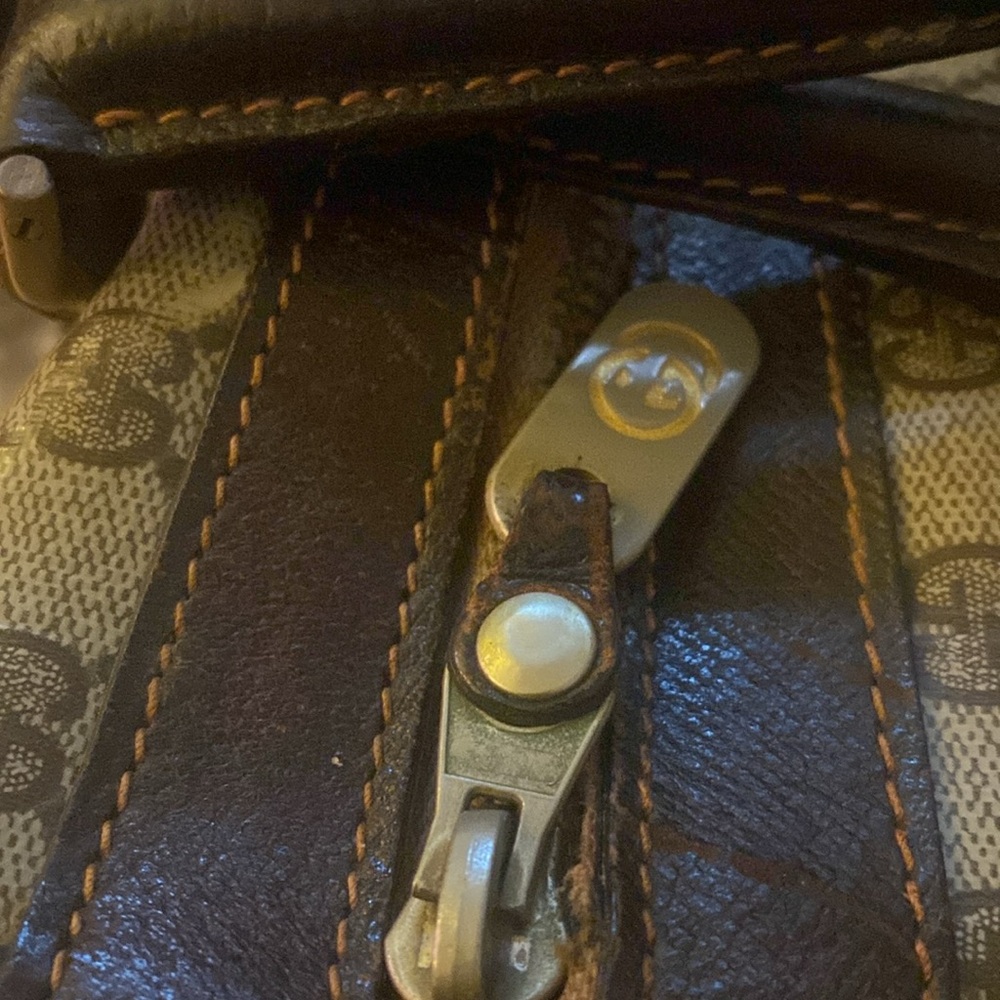 Gucci Sherry Line GG Boston Bag GM Vintage - Picture 10 of 10